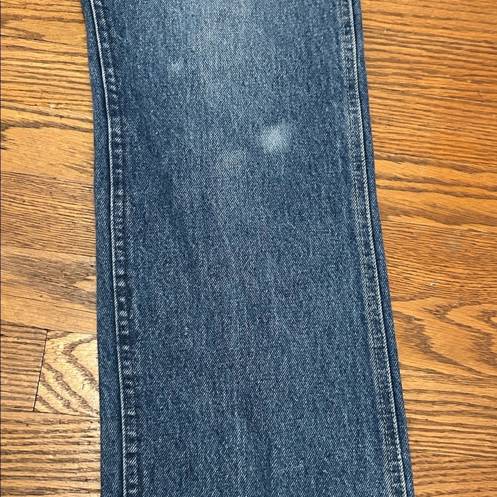 Vintage Lee Jeans Women’s 32 Blue Lee Riders with Distressing - Picture 7 of 16
